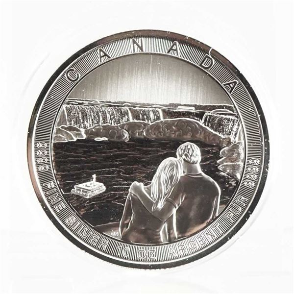 CANADA - $50 1998 10e anniversaire de la feuille d'erable en argent