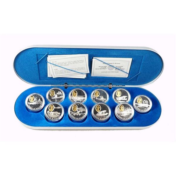 CANADA - 1990-1994 $20, Set complet Avion Commemoratives series 1