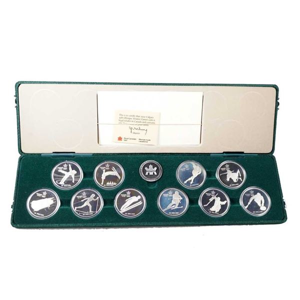 CANADA - (1985-87) Ensemble 10 x $20 des Olympiades de Calgary 1988