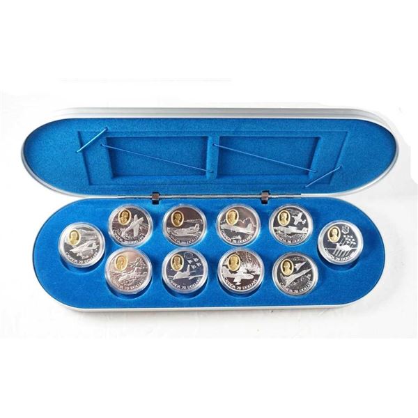 CANADA - 1995-1999 $20, Set complet Avion Commemoratives series 2