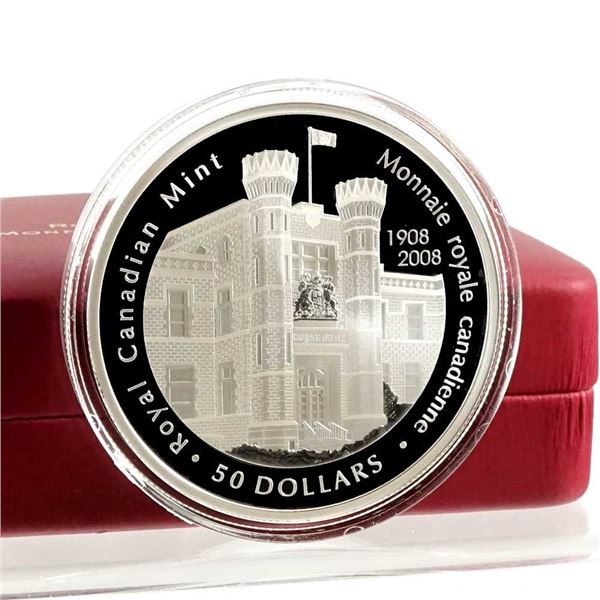 CANADA - $50 2008 100eme anniversaire de la Monnaie royale canadienne