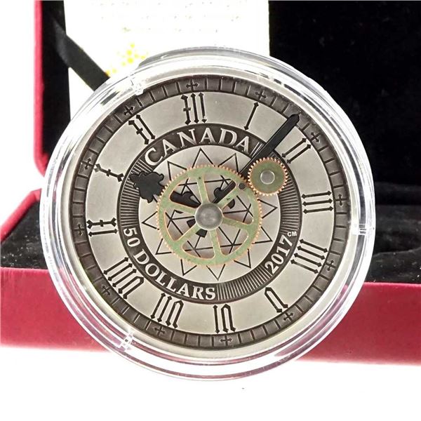 CANADA - $50 2017 90eme anniversaire de l'horloge de la tour de la Paix