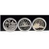 Image 1 : CANADA - Lot de 3 x $1 2002, 2003 et 2013 en argent