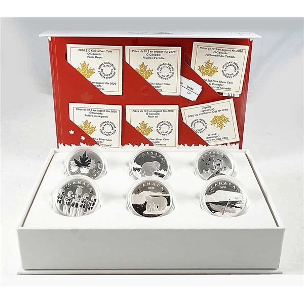 CANADA - Ensemble de 6 x $10 O Canada 2020