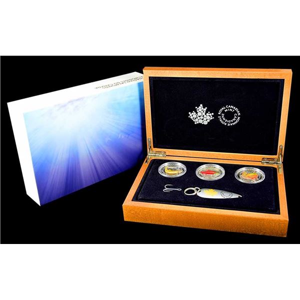 CANADA - $20 2016 Ensemble complet de 3 - Salmonides du Canada