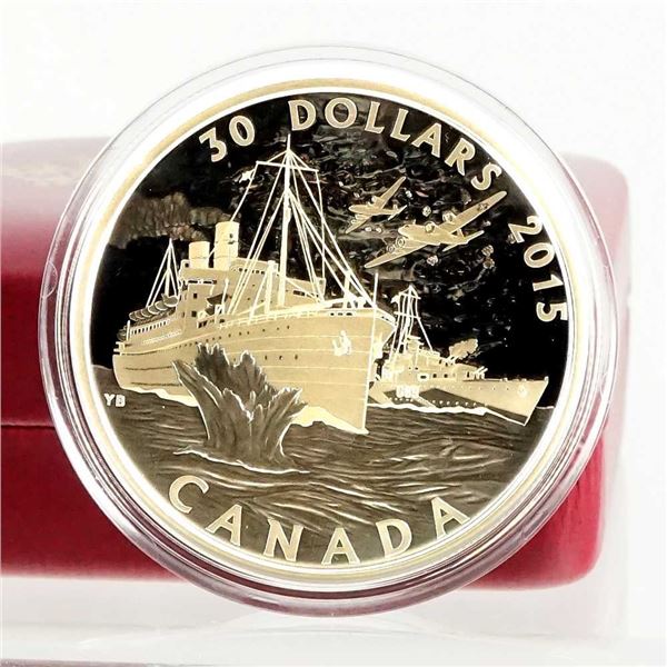CANADA - $30 2015 La marine marchande du Canada et la bataille de l'Atlantique