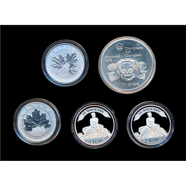 CANADA - Ensemble de 5 x $10 1974-2011