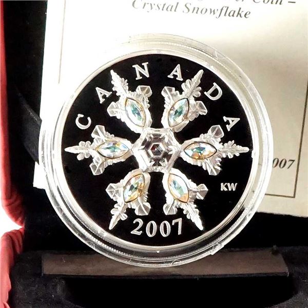 CANADA - $20 2007 Serie Flocon de cristal - Aquamarine