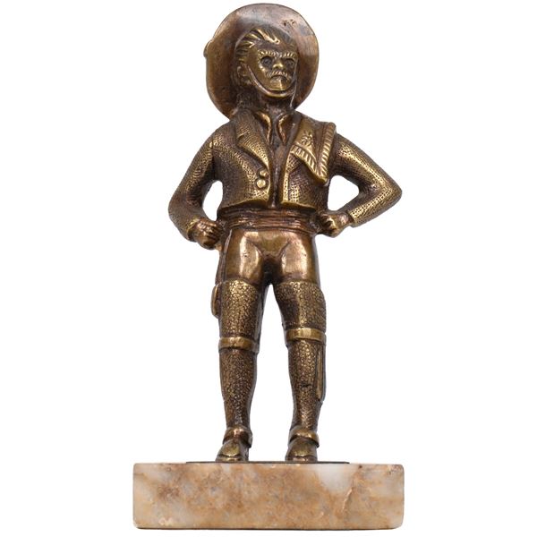 Statuette de bronze