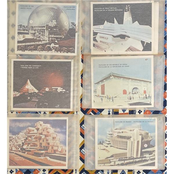 Expo 67 ensemble de cartes Ã  monter Lipton