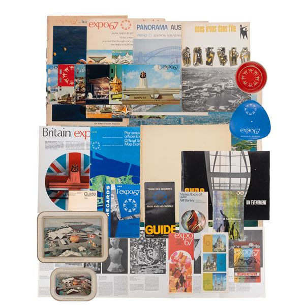 Expo 67, lot de documents et objets