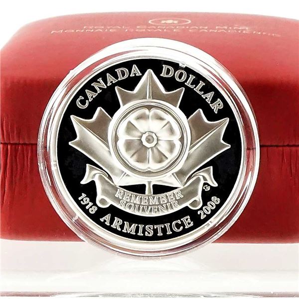 CANADA - $1 2008 L'armistice du coquelicot (1918-)