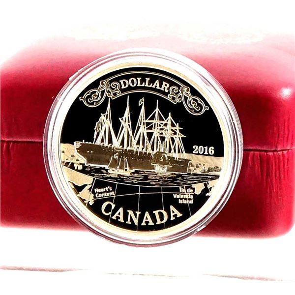 CANADA - $1 2016 150eme anniversaire du cÃ¢ble transatlantique