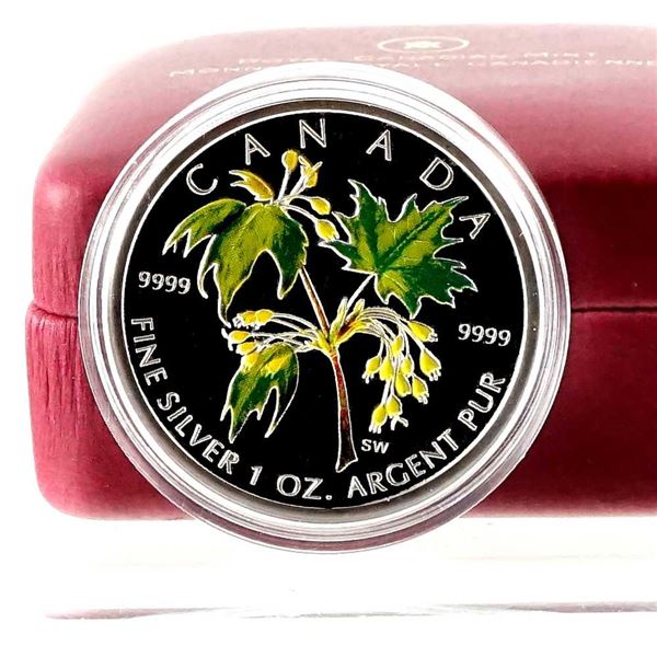 CANADA - $5 2003 feuilles d'erable coloree