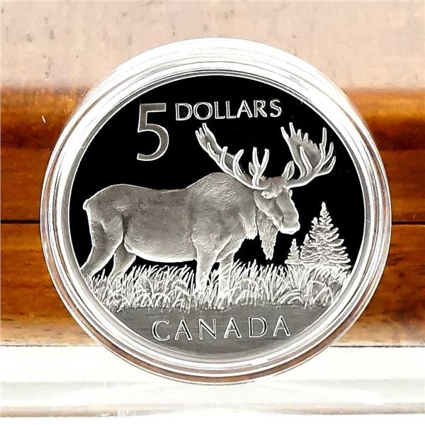 CANADA - Set de monnaie et de timbres de $5 2003 Le Majestueux orignal