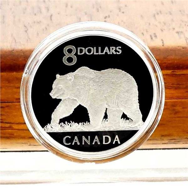 CANADA - Set de monnaie et de timbres $8 2004 Le formidable ours brun