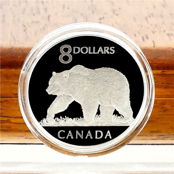 CANADA - Set de monnaie et de timbres $8 2004 Le formidable ours brun