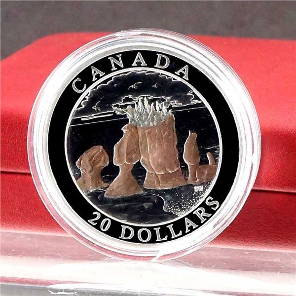 CANADA - $20 2004 Merveille de la nature: Les rochers de Hopewell