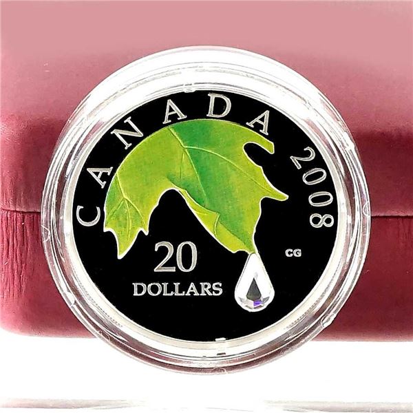 CANADA - $20 2008 Serie Goutte de pluie cristalline - Goutte de cristal