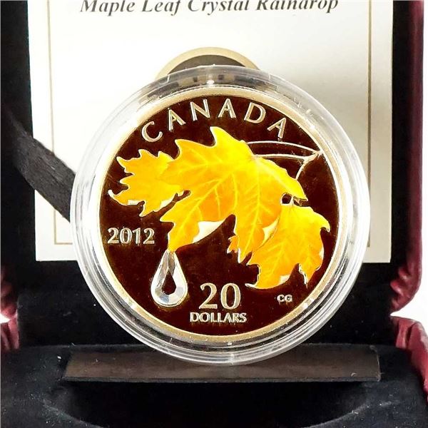 CANADA - $20 2012 Serie Goutte de pluie cristalline - erable Ã  sucre