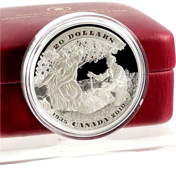 CANADA - $20 2010 75e anniversaire des 1ers billets de banque emis par le Canada