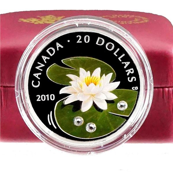 CANADA - $20 2010 Serie de fleurs sauvages peintes - Nenuphar