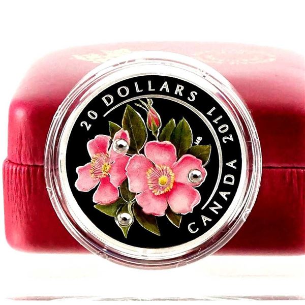 CANADA - $20 2011 Serie de fleurs sauvages peintes - L'eglantine