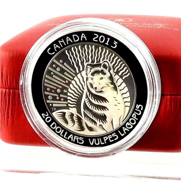 CANADA - $20 2013 Le Canada sauvage - Le renard arctique