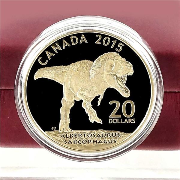 CANADA - $20 2015 Dinosaures du Canada: Albertosaurus