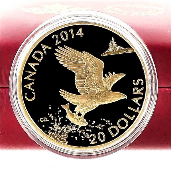 CANADA - $20 2014 Serie l'Aigle Ã  tÃªte blanche - Avec poisson