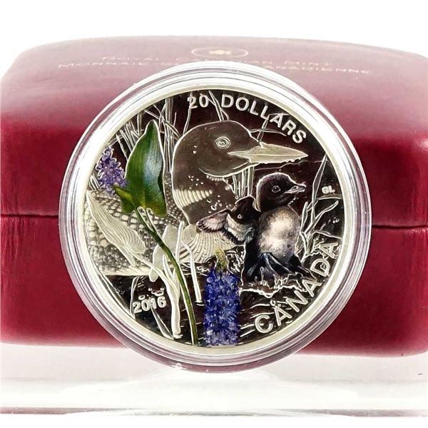 CANADA - $20 2016 Petits du monde animal - Le plongeon huard