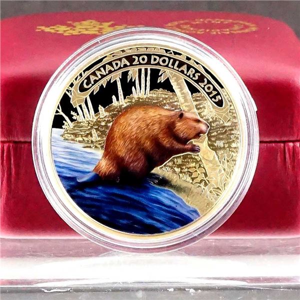 CANADA - $20 2015 Castor au travail