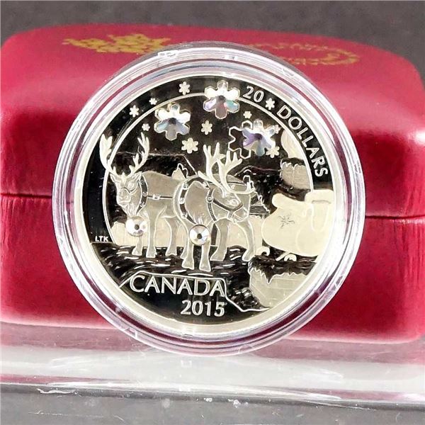 CANADA - $20 2015 Les rennes du pere NoÃ«l