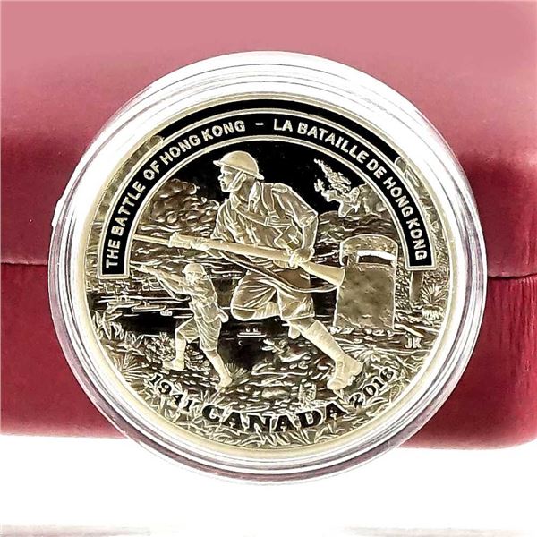 CANADA - $20 2016 2e Guerre mondiale: Champs de bataille - Bataille de Hong Kong