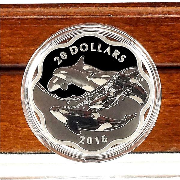 CANADA - $20 2016 Maitre des mers - L'epaulard