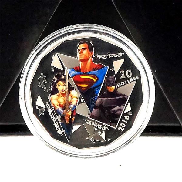 CANADA - $20 2016 Batman vs Superman: l'aube de la justice - Trinite
