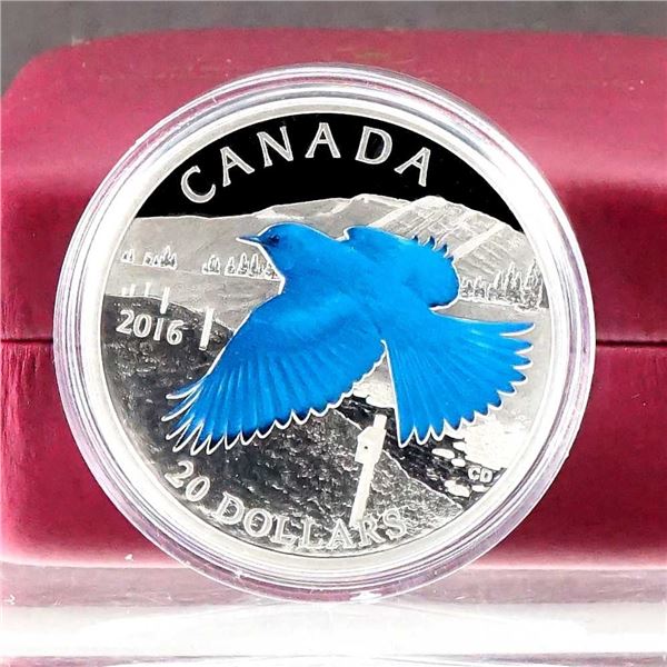CANADA - $20 2016 Serie Convention des oiseaux migrateurs - Merlebleu azure