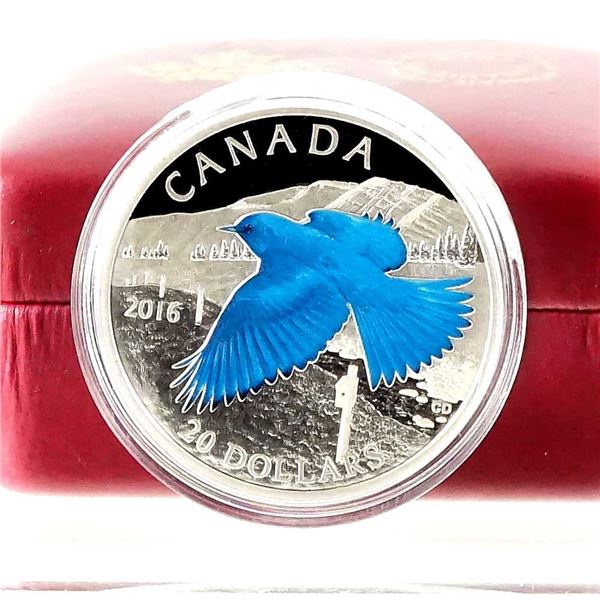 CANADA - $20 2016 Serie Convention des oiseaux migrateurs - Merlebleu azure