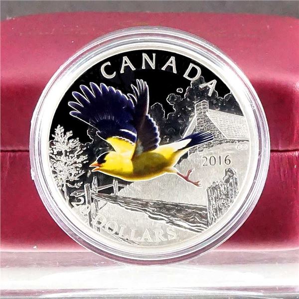 CANADA - $20 2016 Serie Convention des oiseaux migrateurs - Chardonneret jaune