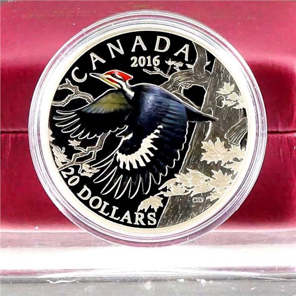 CANADA - $20 2016 Serie Convention des oiseaux migrateurs - Le grand pic