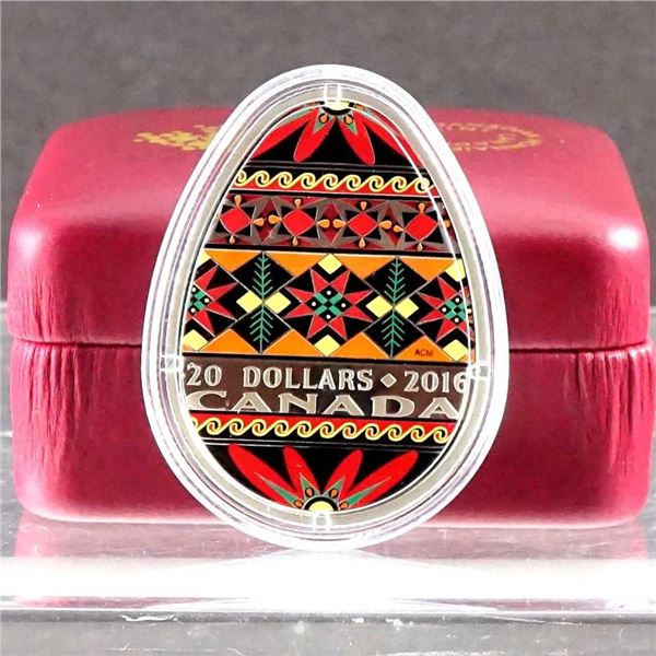 CANADA - $20 2016 Art traditionnel ukrainien de l'Å“uf pyssanka
