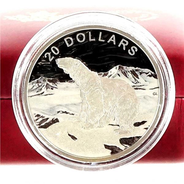 CANADA - $20 2017 Nord scintillant - L'ours polaire