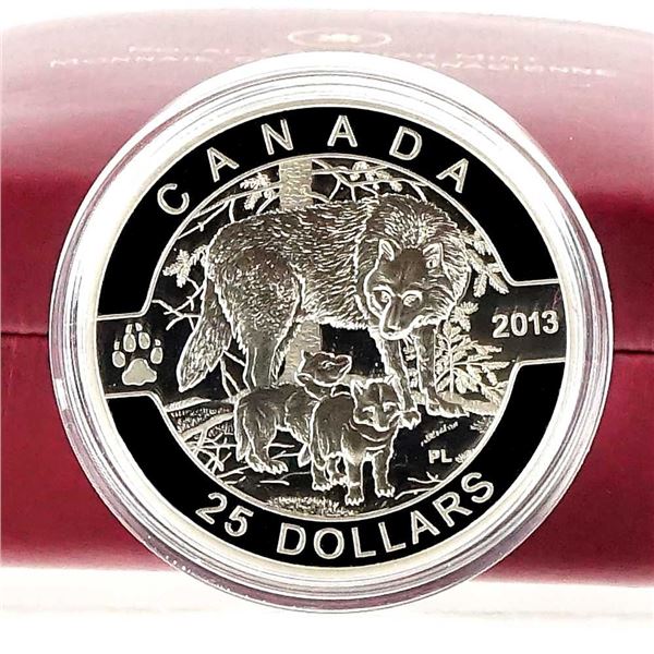 CANADA - $25 2013 O Canada serie 1 - Le Loup