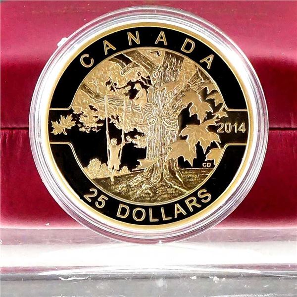 CANADA - $25 2014 O Canada serie 2 - Sous le couvert de l'erable
