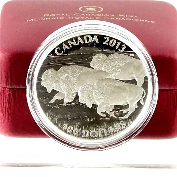 CANADA - $100 2013 Serie $100 pour $100 - Ruee de bisons