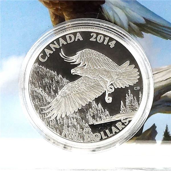 CANADA - $100 2014 Serie $100 pour $100 - Le fascinant pygargue Ã  tÃªte blanche