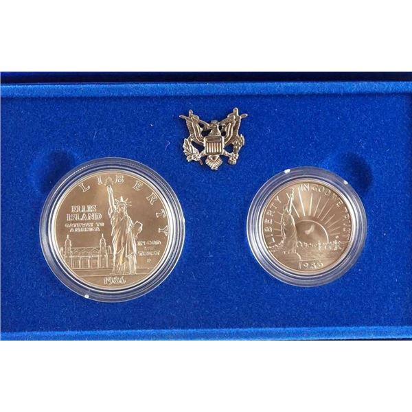 ETATS-UNIS - 1$ et 1/2$ 1986 Statue de la Liberte