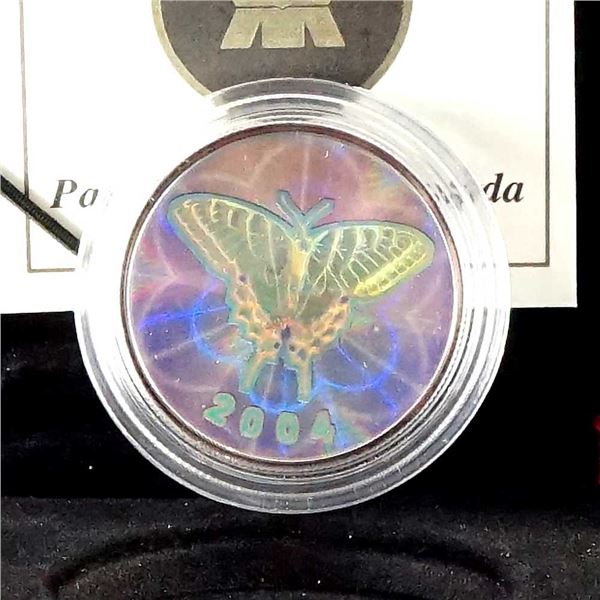 CANADA - 50 cents 2004 Serie papillon - tigre du Canada