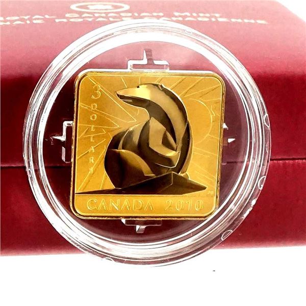 CANADA - $3 2010 Piece carree - L'ours polaire