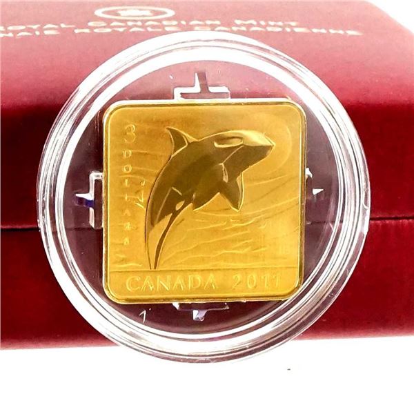 CANADA - $3 2011 Piece carree - L'epaulard